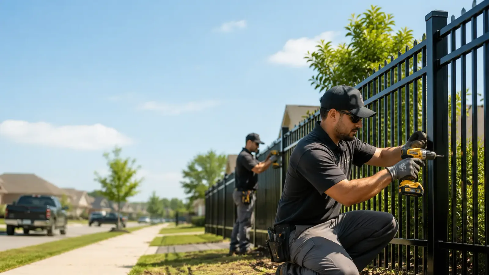 Metal Fence Installation in Plymouth, OH